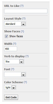 Facebook Get Like Code
