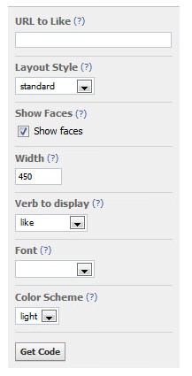 Facebook Get Like Code