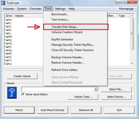 Truecrypt tools