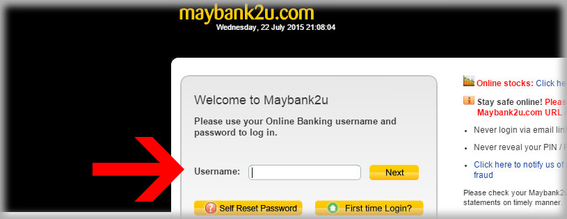 Maybank2u online transfer